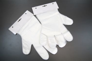 0.5 گرم - 1.3 گرم دستکش یکبار مصرف پلاستیکی شفاف برای جابجایی مواد غذایی