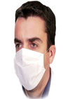 یکبار استفاده از ماسک پزشکی یکبار مصرف سفید ، یکبار مصرف ماسک جراحی اثبات گرد و غبار
