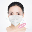 ماسک تاشو FFP2 پوشیدن گوش ، محافظ یکبار مصرف محافظ یکبار مصرف 4 لایه