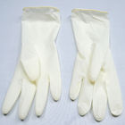 دستکش مخصوص آزمایش لاتکس یکبار مصرف سفید پودر رایگان برای استفاده پزشکی صاف