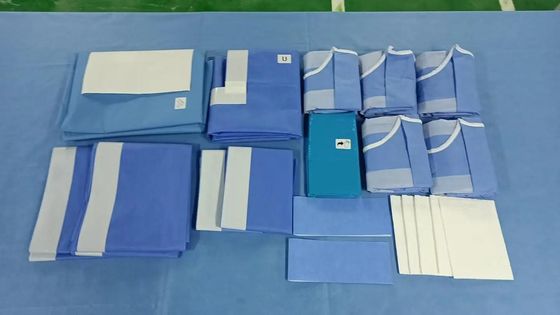 بسته جراحی Oem Odm آبی سبز سفید ابزار جراحی پزشکی برای بیمارستان ها و ارائه دهندگان خدمات بهداشتی