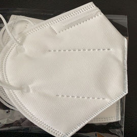 PM 2.5 Protection Folding FFP2 Mask Mask White Color Fold Ffp2 KN95 ماسک