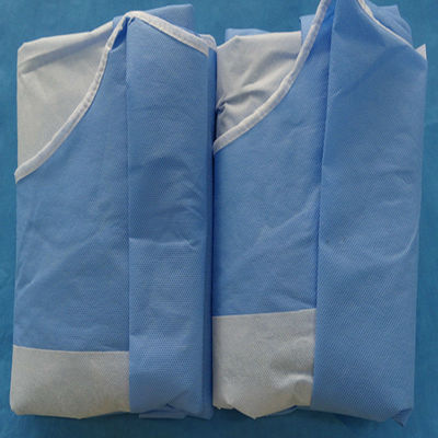 510K اس ام اس تقویت شده بیمارستان غیر بافته درجه Aami Level 4 Surgical Gown EO Sterilie